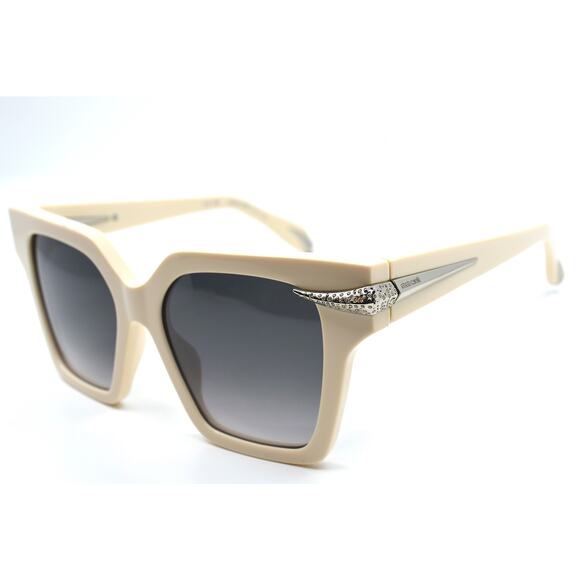 NEW ROBERTO CAVALLI SRC002S 09X7 IVORY GREY GRADIENT AUTHENTIC SUNGLASSES - Picture 11 of 12
